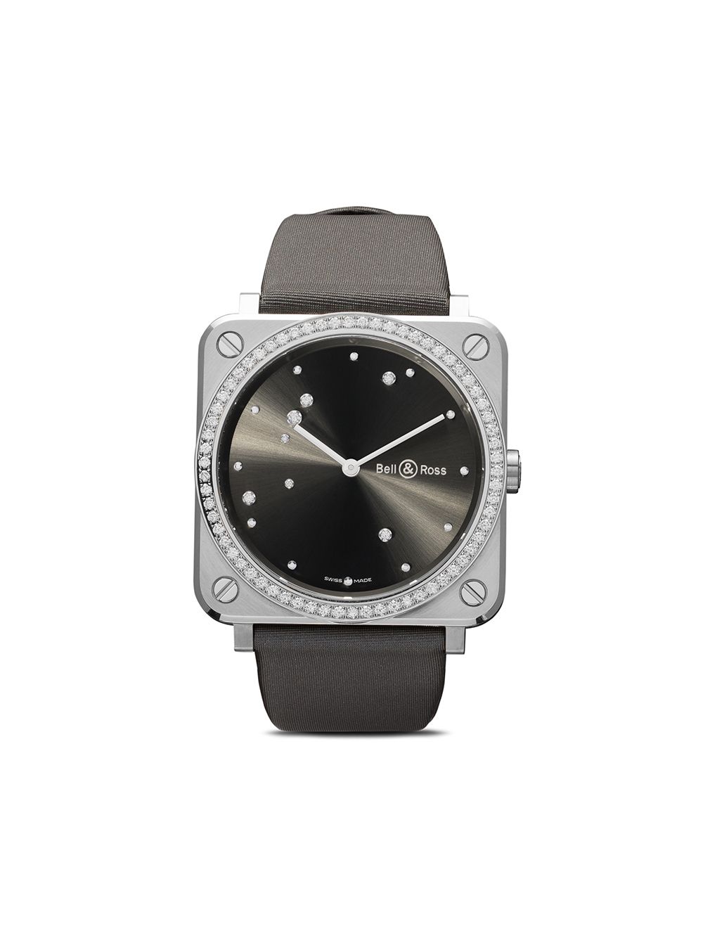 Bell & Ross наручные часы BR S Grey Diamond Eagle 39 мм с бриллиантами