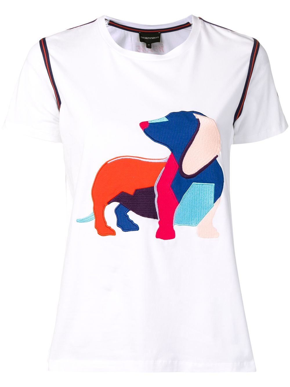 Emporio Armani футболка с принтом собаки от Emporio Armani
