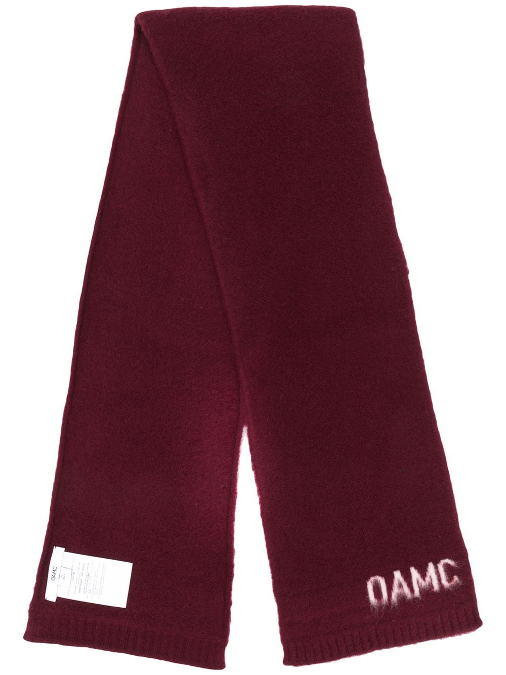 OAMC шарф с контрастным логотипом
