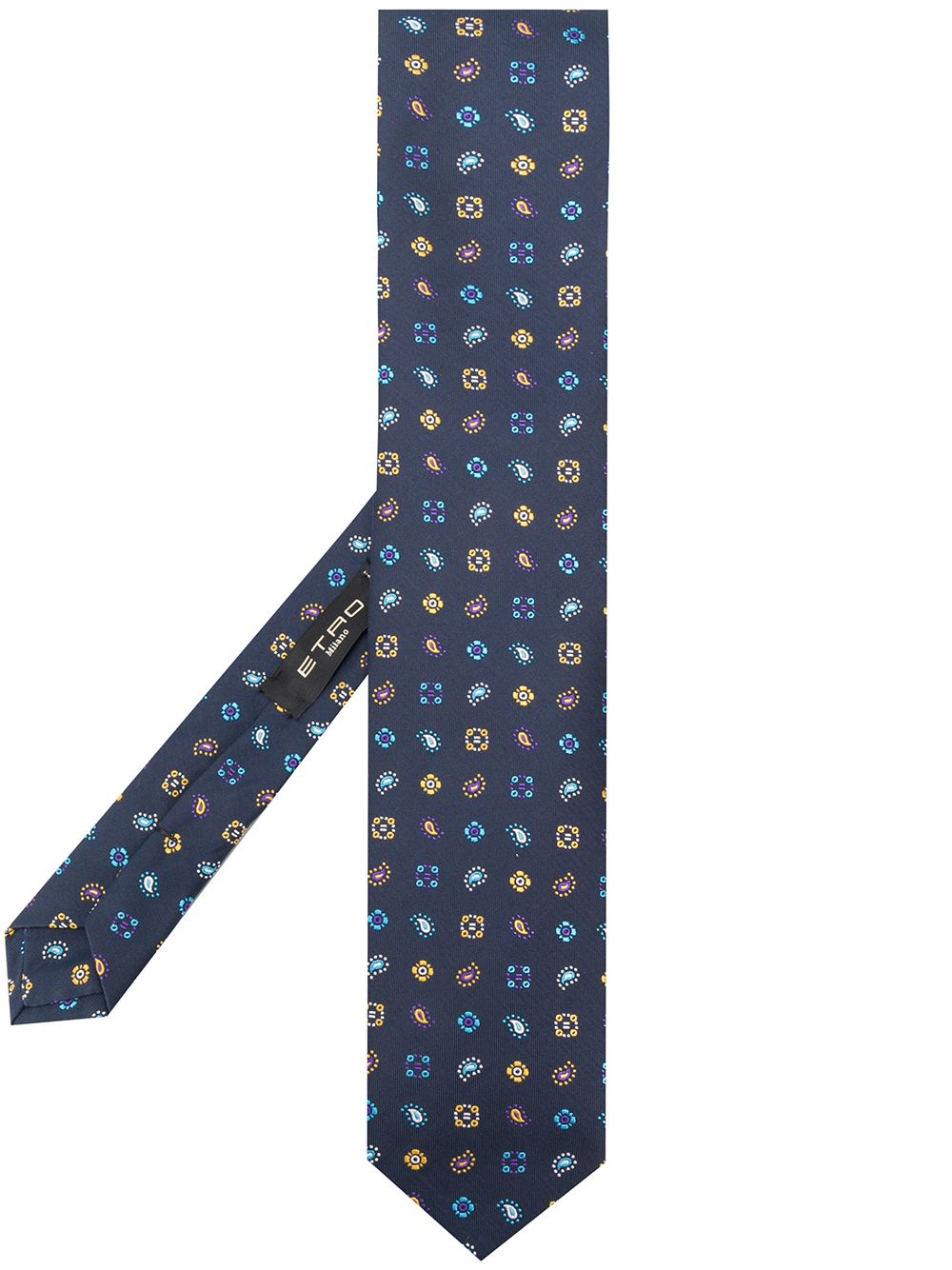 Etro жаккардовый галстук с геометричным узором от Etro