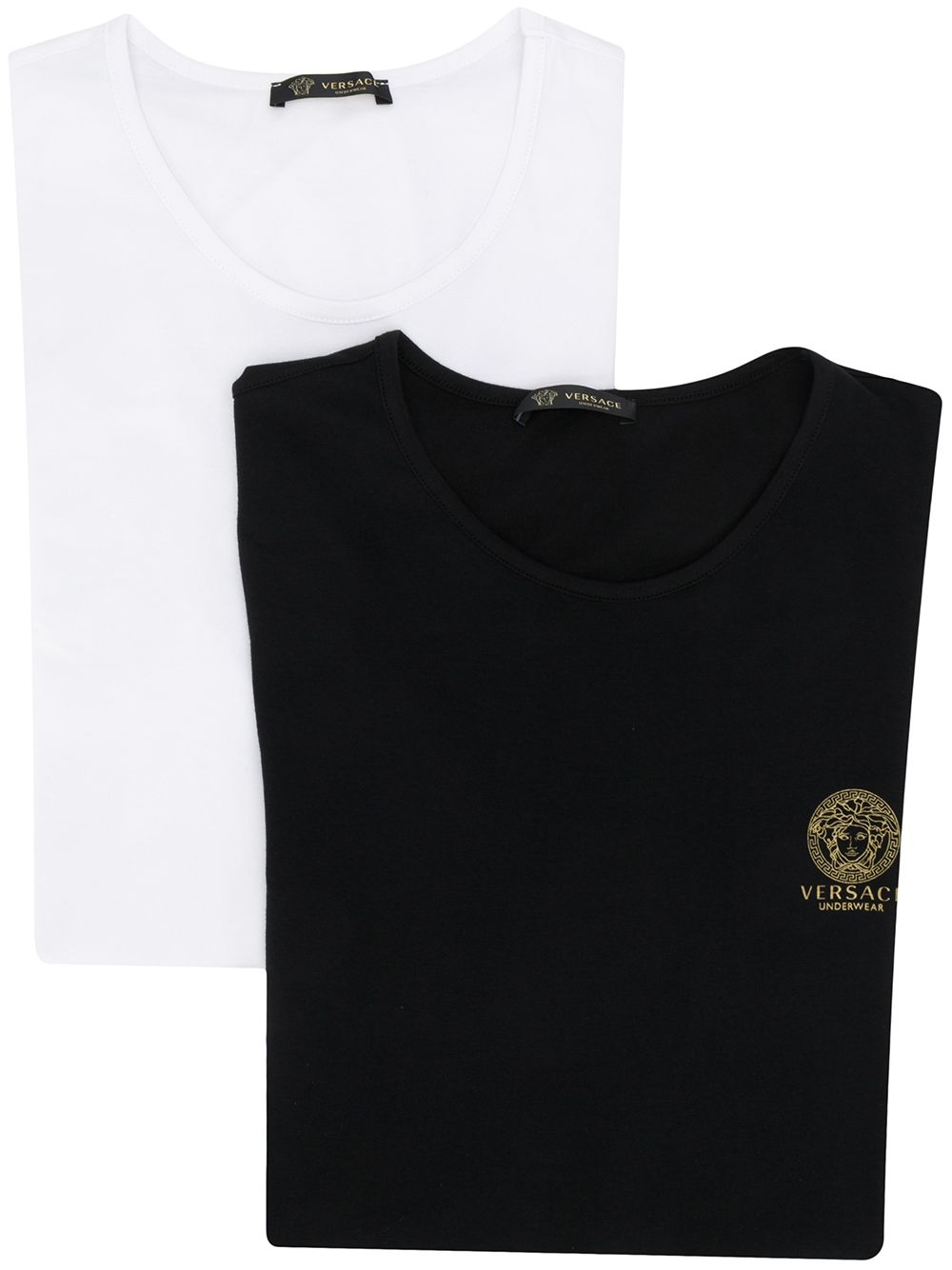 Versace комплект из двух футболок с декором Medusa от Versace